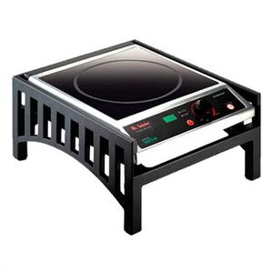 Cal-Mil 1414-V-13 Mission 14.75in x 16.5in Black Cook-n-Serve Induction Frame 