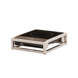 Cal-Mil 23126-49 Milo 13" x 16" x 4"H Chrome Plated Countertop Induction Unit