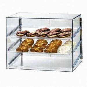 Cal-Mil 1202 Classic 27" x 20" Clear 3-Tier Display Case w/ Slanted Front
