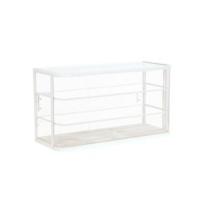 Cal-Mil 22416-113 Newport 42" x 18.5" 3-Tier White Pine Wood Display Case
