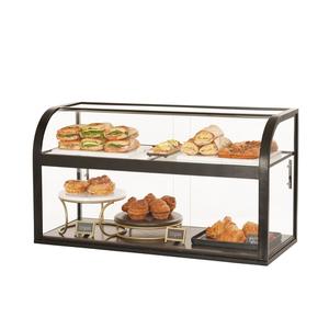 Cal-Mil 23754-112 Heritage 42" x 17" Stained Oak Arched Display Case