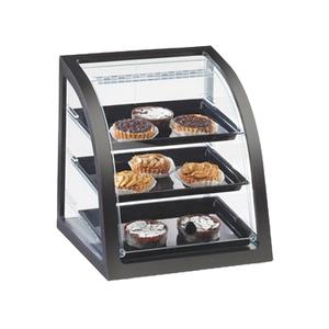 Cal-Mil P255-96S Midnight Bamboo 17" x 17" x 18"H 3-Tier Display Case