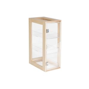 Cal-Mil 1204-71 Blonde 8in x 13in Clear Acrylic 3-Tier Stackable Bread Box 