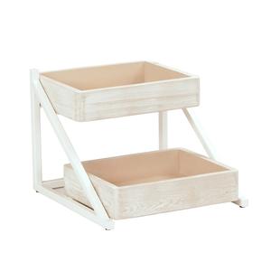 Cal-Mil 3448-113 Newport 16.5in x 15.5in x 12"H White Pine Merchandiser Rack 