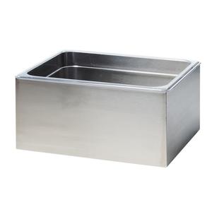 Cal-Mil 22064-10-55 12.25in x 10in Stainless Steel Beverage Ice Display 