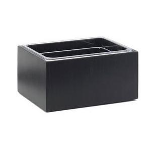 Cal-Mil 475-10-96 Midnight Bamboo 10"x 12" x 6.5"H Natural Ice Display Housing