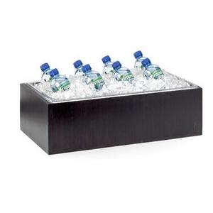 Cal-Mil 475-12-96 Midnight Bamboo 12"x 20" x 6.5"H Natural Ice Display Housing