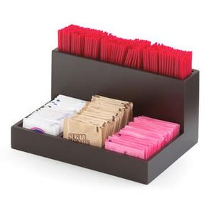 Cal-Mil 796-96 Midnight Bamboo 9in x 6.25in x 4.5"H Natural Packet Display 