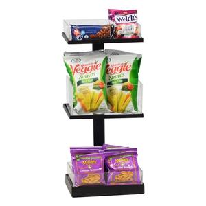 Cal-Mil 22319-13 9.5in x 7in x 20.5"H Black Metal Merchandising Stand 