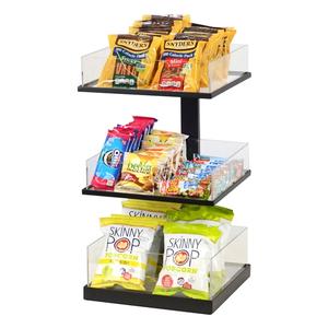 Cal-Mil 22320-13 12.5in x 7in x 20.5"H Black Metal Merchandising Stand 