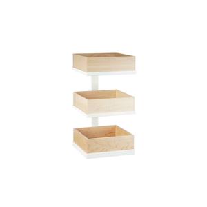 Cal-Mil 22320-15 12.5in x 7in x 20.5"H White Metal Merchandising Stand 