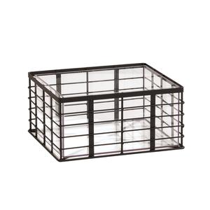 Cal-Mil 22607-10-13 Madison 10in x 12in x 6.5"H Black Wire Ice Bucket 