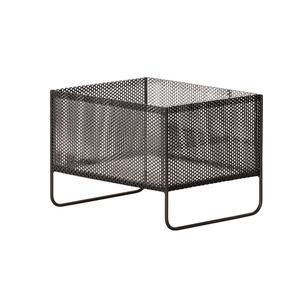 Cal-Mil 22907-10-115 Camden 10in x 13in x 9.25"H Black Wire Mesh Ice Bucket 