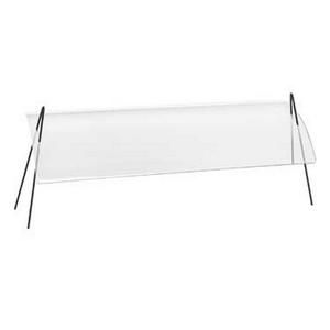 Cal-Mil 1458-48 48in x 17.25in Clear Acrylic Portable Sneezeguard 