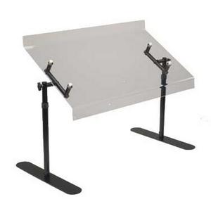 Cal-Mil 751-6 72" x 18" Portable Sneezeguard w/ Black Metal Frame