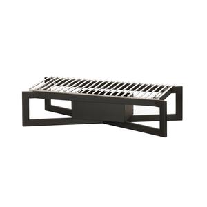 Cal-Mil 23804-13 Milo 24.5in x 15.25in x 12"H Black Chafing Dish 