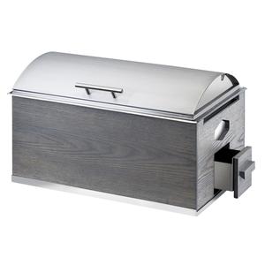 Cal-Mil 3828-83 Ashwood 22in x 14in x 13.5in Gray Oak 8qt Chafing Dish 