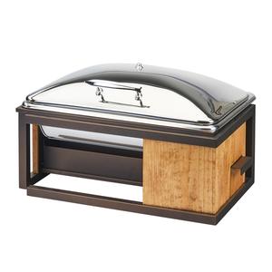 Cal-Mil 3907-84 Sierra 22in x 15in x 14"H Rustic Pine 8qt Chafing Dish 