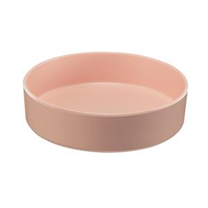 Cal-Mil 22013-10-108 Hudson 10" Dia. x 2.5"H Blush 72 oz. Melamine Bowl - 6 Each