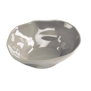 Cal-Mil 22305-8-102 Marin 7.5in Dia. x 2"H Ash Grey Melamine Bowl - 6 Each 
