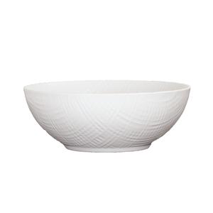 Cal-Mil 22329-11-15 Sedona 10.5in Dia. x 3"H 125oz White Melamine Bowl - 6 Each 