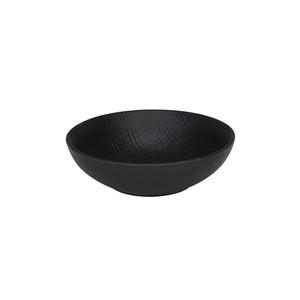 Cal-Mil 22329-6-13 Sedona 6.5in Dia. x 2.25"H Black Melamine Bowl - 6 Each 