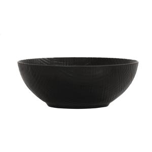 Cal-Mil 22329-9-13 Sedona 10.5in Dia. x 3"H 60oz Black Melamine Bowl - 6 Each 