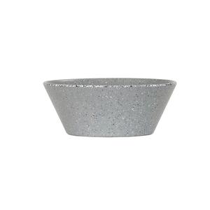 Cal-Mil 22392-5-121 Coronado 5in Dia. x 2.25"H Matte Grey Melamine 13oz Bowl 