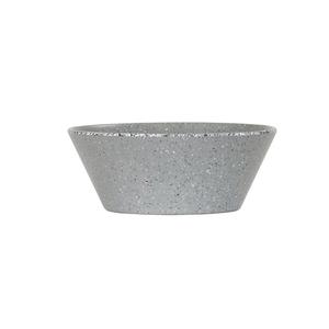 Cal-Mil 22392-7-121 Coronado 6.75in Dia. x 2.25"H Matte Grey Melamine 28oz Bowl 