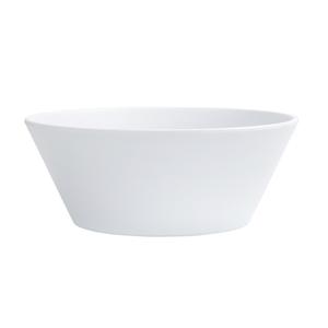 Cal-Mil 22392-7-15 Classic 6.75in Dia. x 2.5"H Matte White Melamine Coupe Bowl 