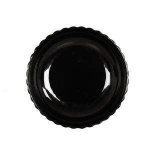 Cal-Mil 22470-10-13 10in Dia. x 2.5"H Matte Black 78oz Scalloped Bowl - 6 Each 
