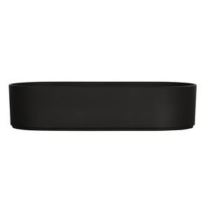 Cal-Mil 22501-136-13 Hudson 13in x 6in x 3"H Black Melamine Bowl - 3 Each 