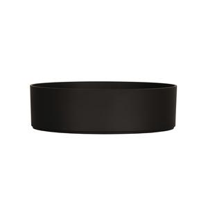 Cal-Mil 22550-12-13 Hudson 12in x 6in x 3"H Black Melamine Bowl - 3 Each 