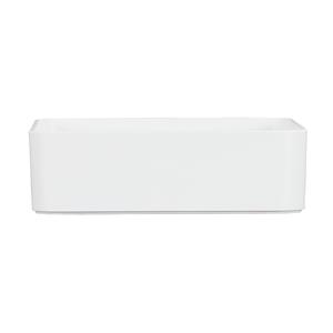 Cal-Mil 24002-10-15 Hudson 10in x 10in x 3"H White Melamine Bowl - 3 Each 
