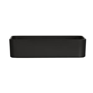 Cal-Mil 24002-14-13 Hudson 14in x 14in x 3"H Black Melamine Bowl - 3 Each 