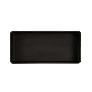 Cal-Mil 24004-136-13 Hudson 13in x 6in x 3"H Black Melamine Bowl - 3 Each 