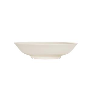 Cal-Mil 24030-12-103 12in Dia. x 3"H Ivory Melamine Hand Thrown Bowl - 6 Each 