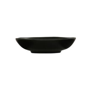 Cal-Mil 24030-7-13 7in Dia. x 1.75"H Black Melamine 16oz Hand Thrown Bowl 