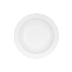 Cal-Mil 24101-9-15 9"Dia. x 1.75"H White Melamine 16oz Narrow Rim Bowl-6 Each 