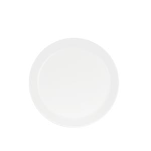 Cal-Mil 24102-11-15 11"Dia. x .8"H White Melamine Narrow Rim Plate - 6 Each 