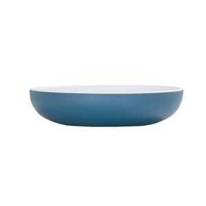 Cal-Mil 24106-7-11115 Sophie 7.75in Dia. x 1.75"H Matte Stone Blue Melamine Bowl 