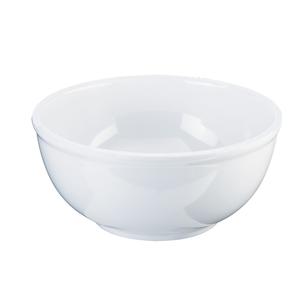 Cal-Mil 3343-10-15W 10.75in Dia. x 5"H White Melamine 120oz Bowl - 3 Each 