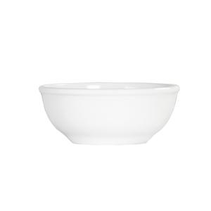 Cal-Mil 3467-4-15W 4.5in Dia. x 1.25"H White Melamine 5.5oz Bowl - 6 Each 