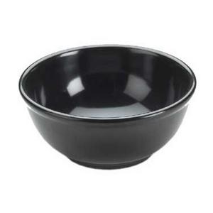 Cal-Mil 418-8-13 Classic 8in Dia. x 3.5"H Black Melamine Bowl - 3 Each 