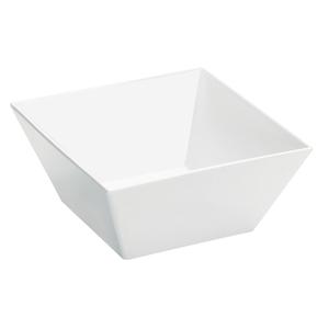 Cal-Mil SR262 Sierra 10inx 10inx 5"H White Melamine 4qt Square Bowl-3 Each 