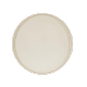 Cal-Mil 22017-10-103 Hudson 10" Dia. x 1.5"H Ivory Melamine Plate - 6 Each
