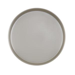 Cal-Mil 22017-12-102 12" Dia. x 1.5"H Ash Melamine Plate - 6 Each