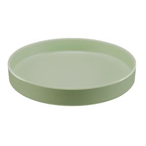 Cal-Mil 22017-12-107 Hudson 12" Dia. x 1.5"H Matcha Melamine Plate - 6 Each