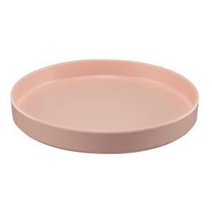 Cal-Mil 22017-12-108 Hudson 12" Dia. x 1.5"H Blush Melamine Plate - 6 Each