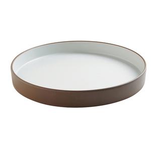 Cal-Mil 22017-12-89 Hudson 12in Dia. x 1.5"H Stoneware Melamine Plate - 6 Each 